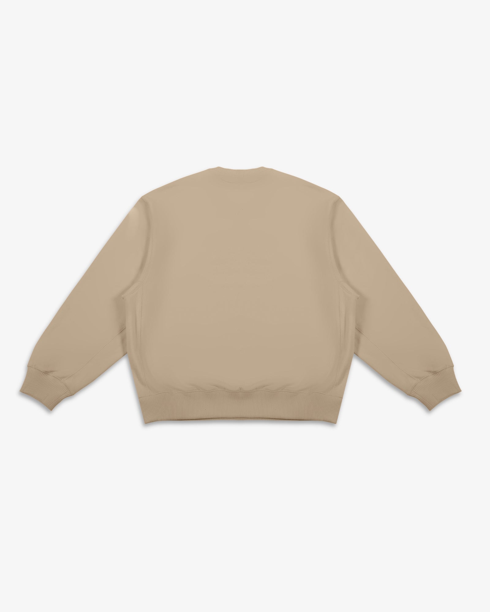 Incision Oversized Sweatshirt (Pebble Brown)