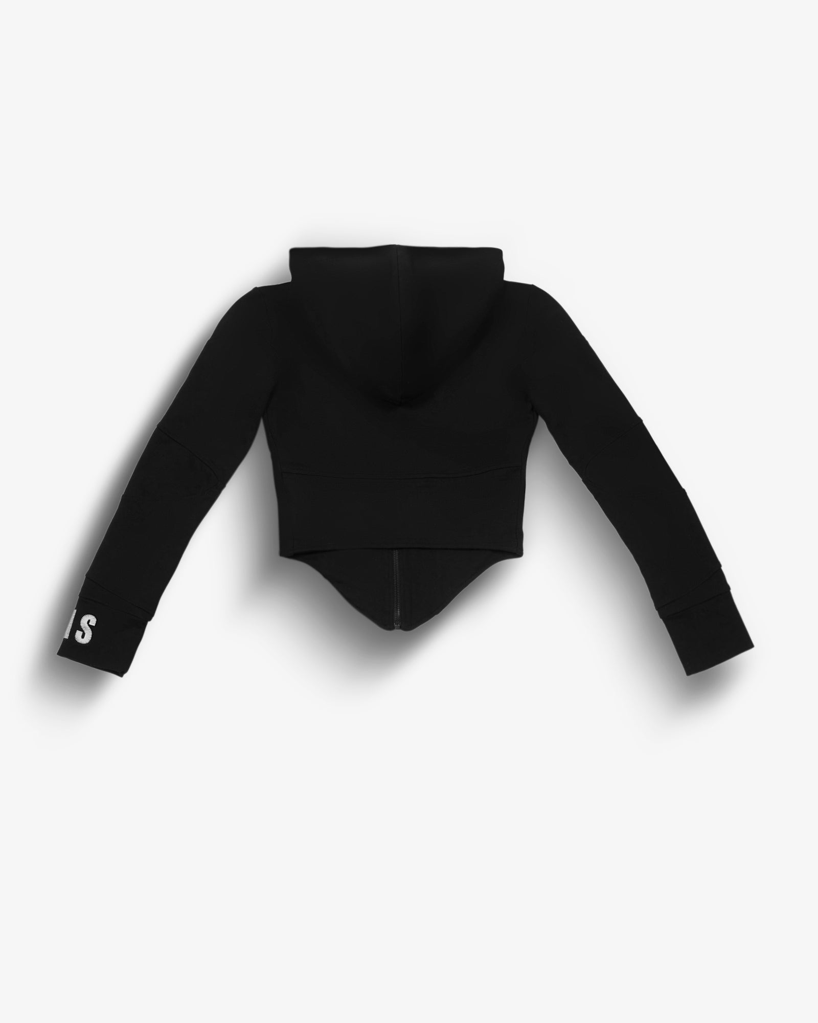 Corset Hoodie (Soot Black)