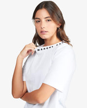 Neck Tee Shirt V2 (White)