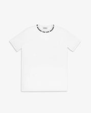 Neck Tee Shirt V2 (White)