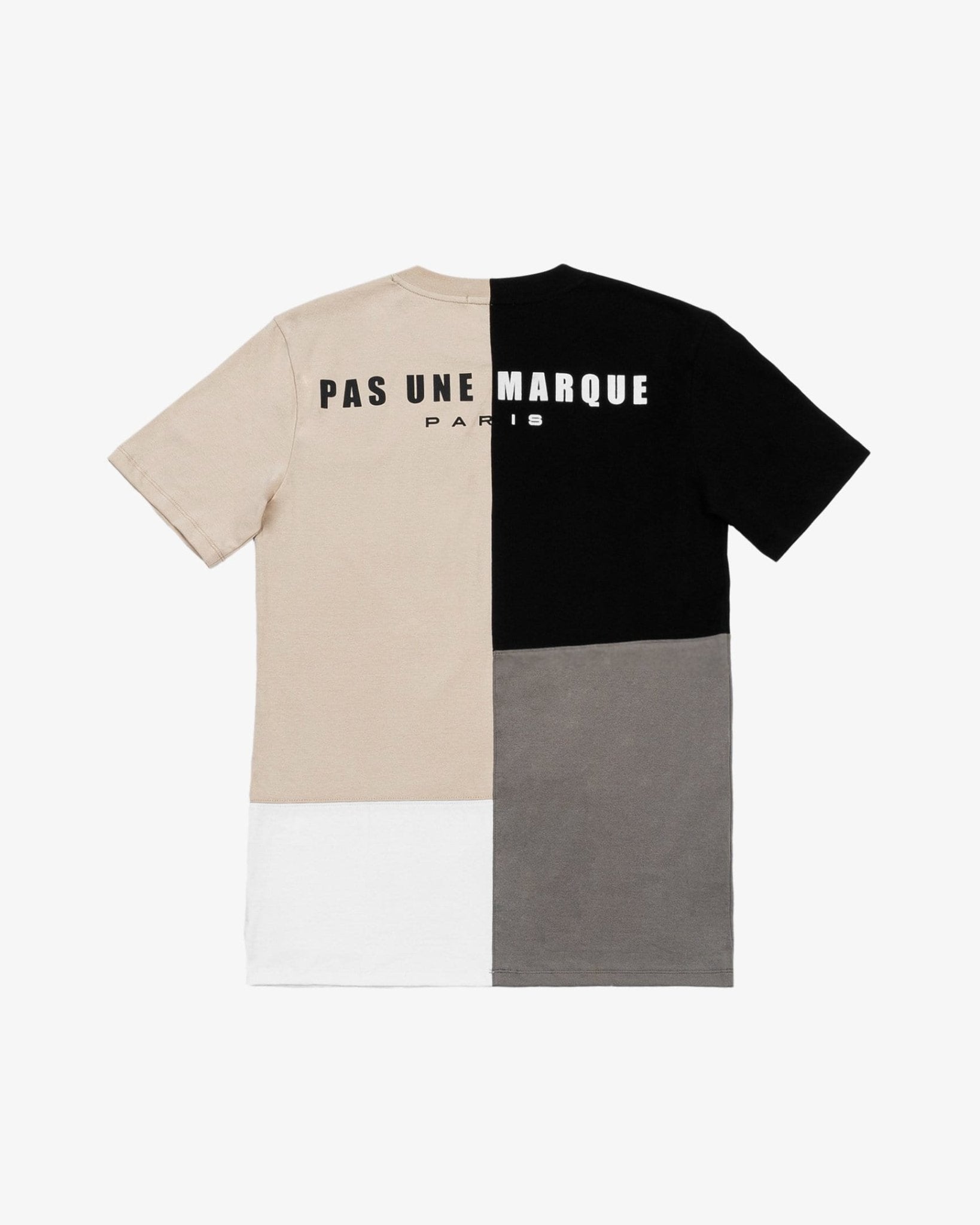 Patchwork Crewneck Tee Shirt (Multi)