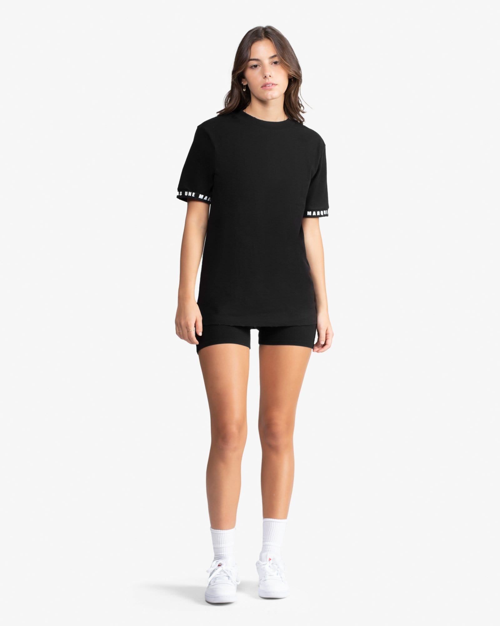 Sleeve Tee Shirt (Black)