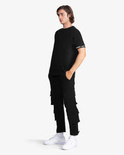 Sleeve Tee Shirt (Black)
