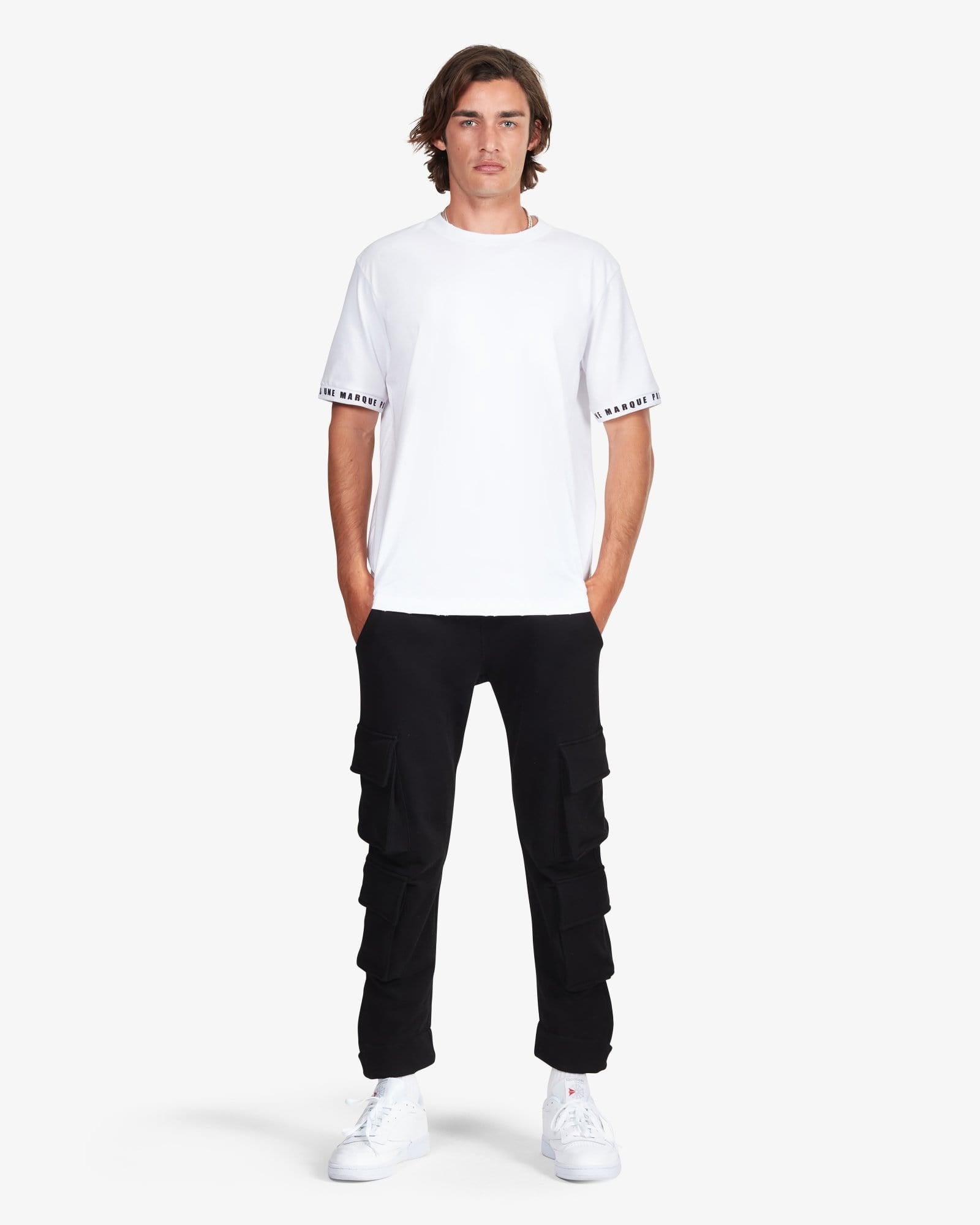Sleeve Tee Shirt (White)