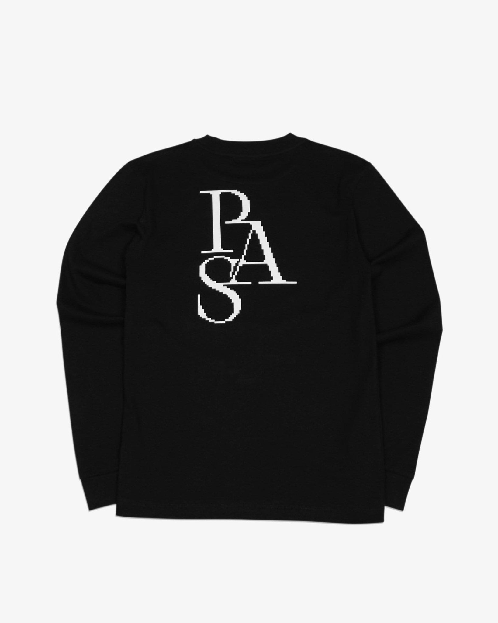 Cross Crewneck L/S Tee Shirt Regular (Black)