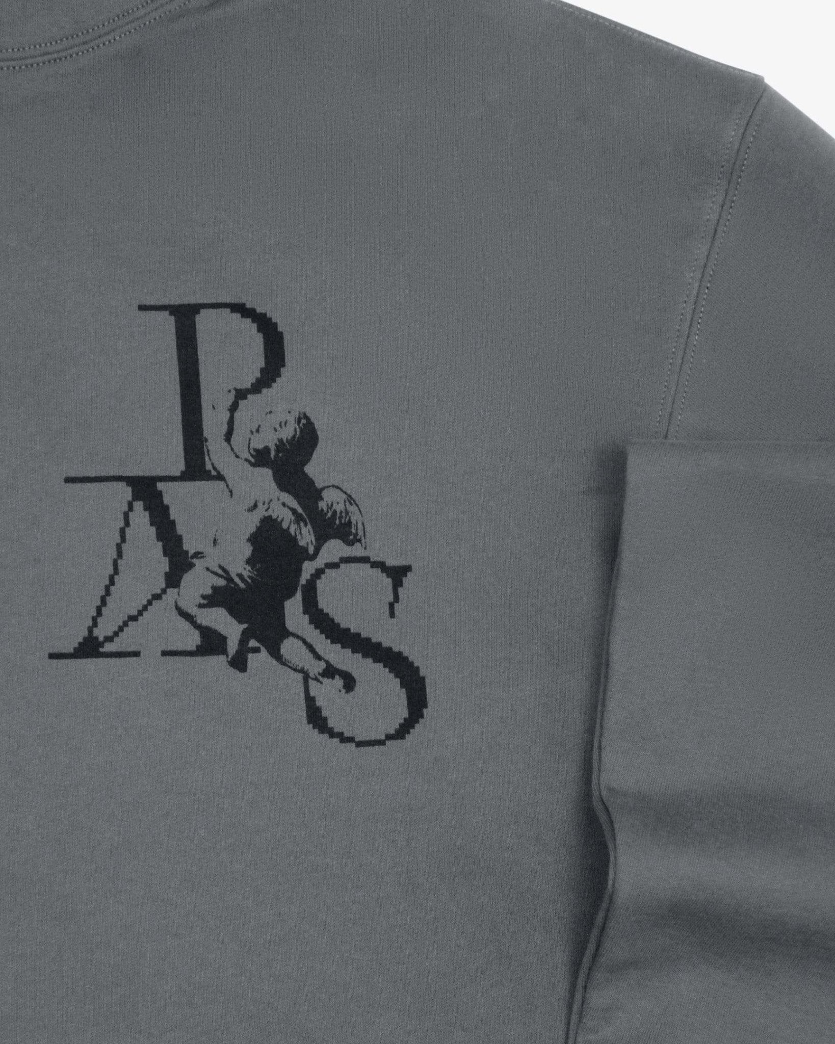 Oversized Hoodie Angel and Cross (Graphite)