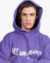 Oversized Hoodie Cursive (Purple)