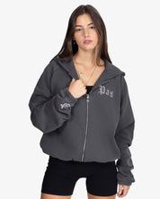 Dichotomy Oversized Hoodie (Charcoal)
