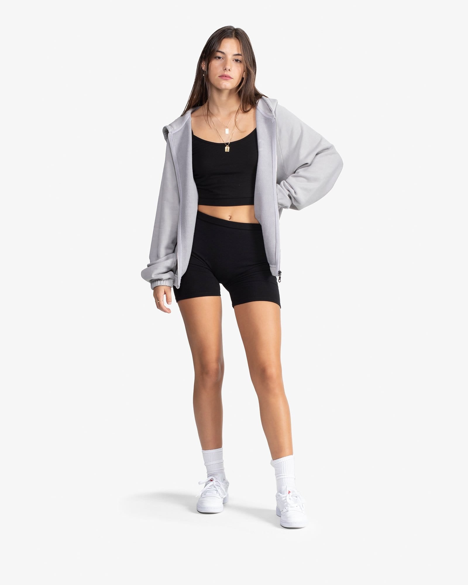 Dichotomy Oversized Hoodie (Smoke)