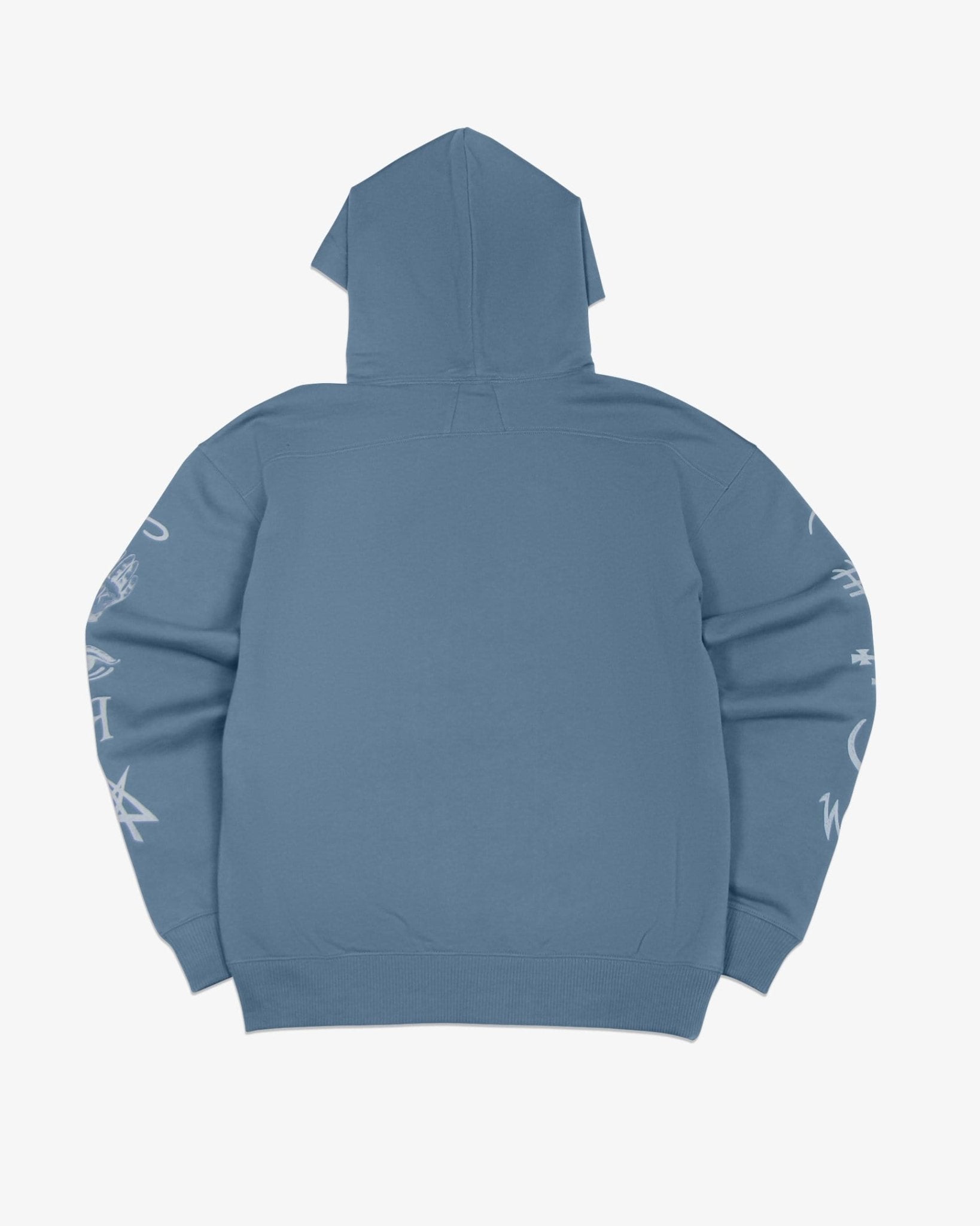 Oversized Hoodie Good and Evil Spirits (Heather Blue)