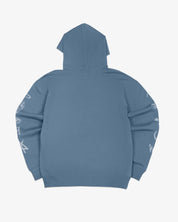 Oversized Hoodie Good and Evil Spirits (Heather Blue)