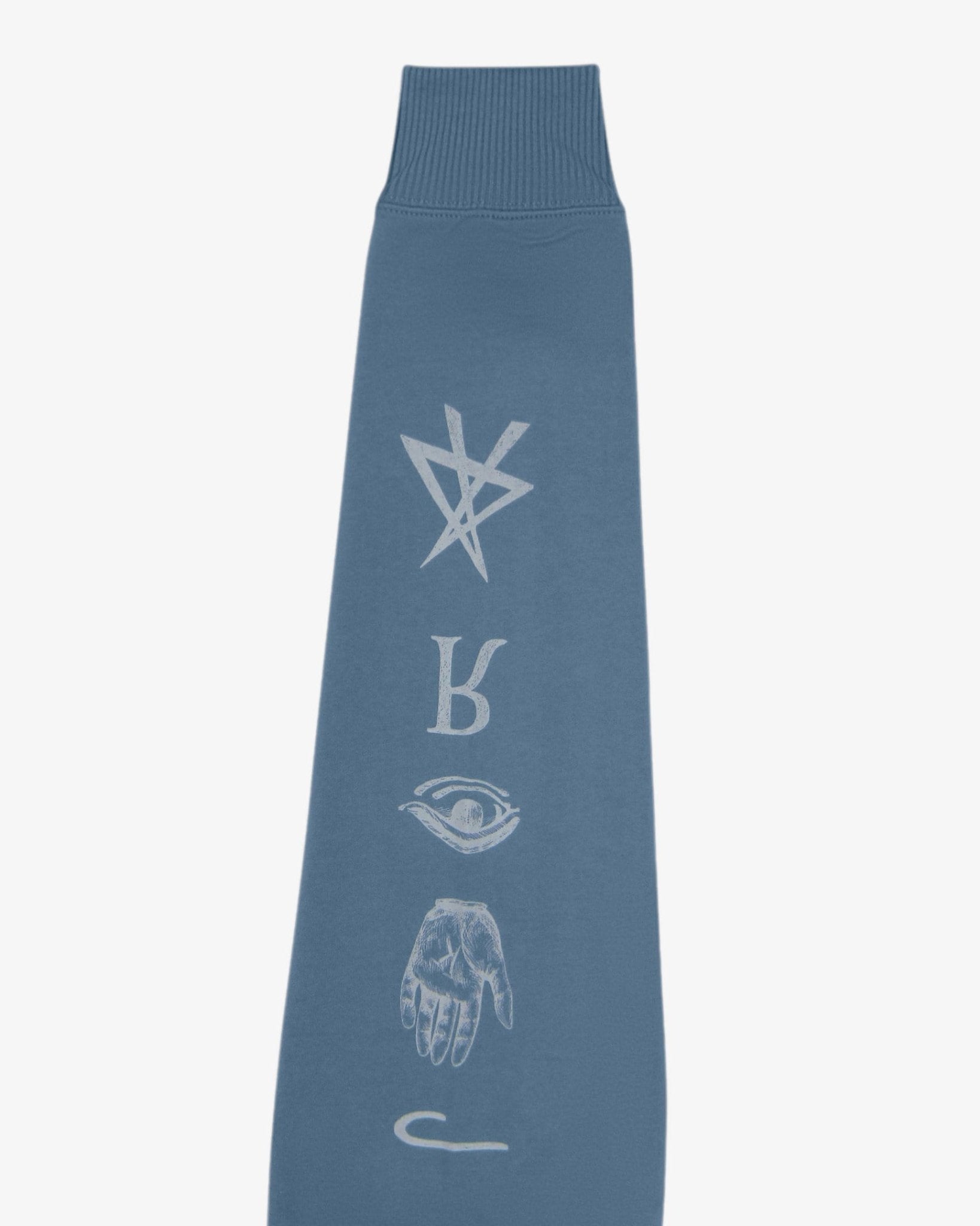Oversized Hoodie Good and Evil Spirits (Heather Blue)