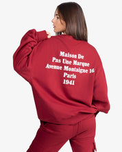 En Arrière Sweatshirt (Maroon)
