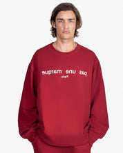 En Arrière Sweatshirt (Maroon)