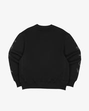 Oversized Sweatshirt Good and Evil Spirits (Black)