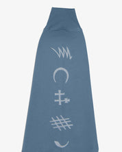 Oversized Sweatshirt Good and Evil Spirits (Heather Blue)