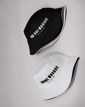 
            
                Charger l&amp;#39;image dans la galerie, Reversible Embroidered Bucket Hat (Black / White)
            
        