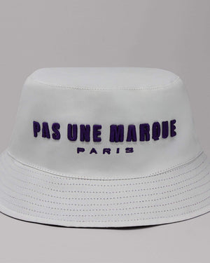 
            
                Load image into Gallery viewer, Reversible Embroidered Bucket Hat (Purple / White)
            
        