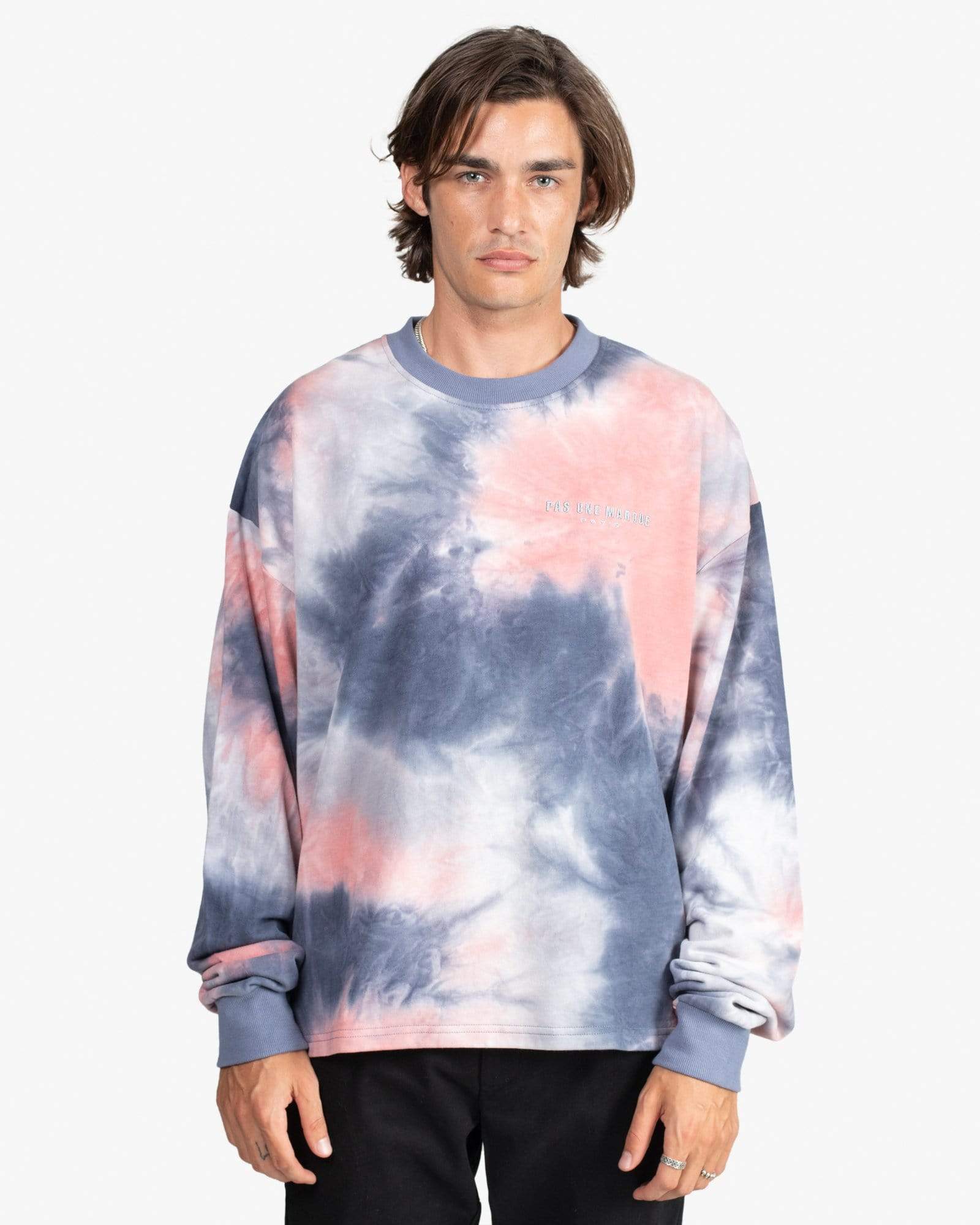 SWEATSHIRT: TIE DYE (BLUE) - Pas Une Marque Paris