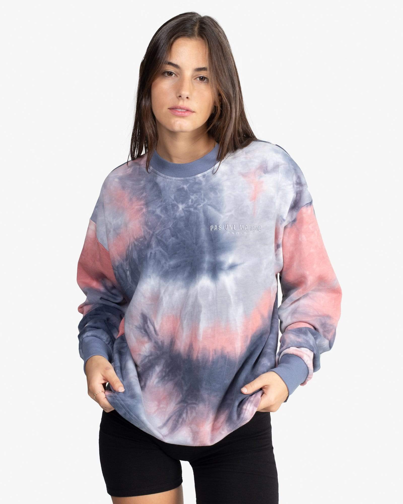 SWEATSHIRT: TIE DYE (BLUE) - Pas Une Marque Paris