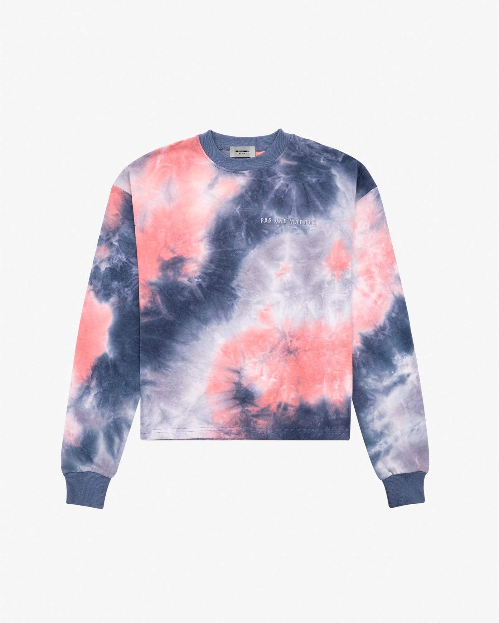 SWEATSHIRT: TIE DYE (BLUE) - Pas Une Marque Paris