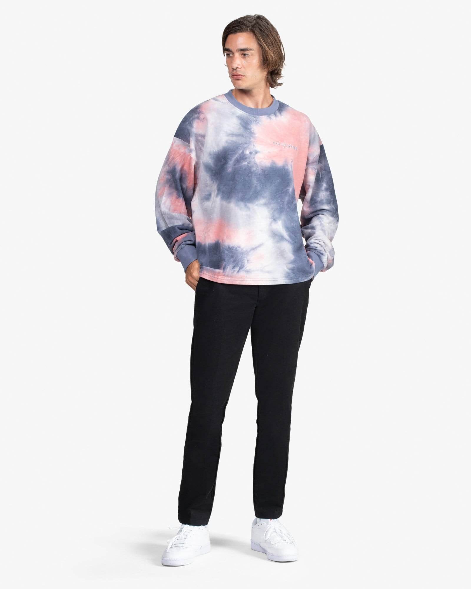 SWEATSHIRT: TIE DYE (BLUE) - Pas Une Marque Paris