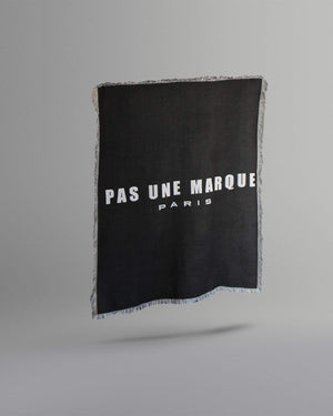 
            
                Load image into Gallery viewer, Woven Logo Blanket - Pas Une Marque Paris
            
        